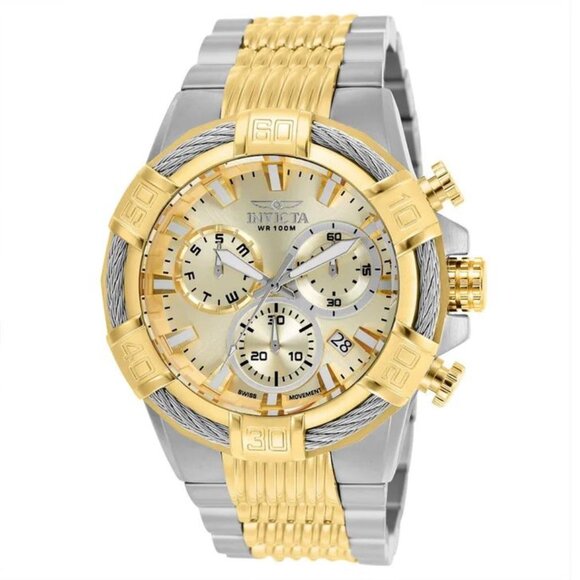 Invicta Bolt Stainless Steel Chronograph Men's Quartz Watch, 51mm - Picture 4 of 4